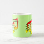 音楽の音符 コーヒーマグカップ (中央)