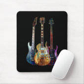 音楽の音。ギタカラフルー マウスパッド (マウス)