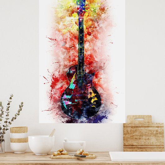 音楽の音。 ポスター (キッチン)