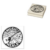 音楽の音 ラバースタンプ (押印)