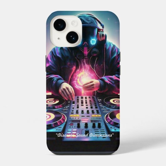 "音楽の領域を探求する" iPhoneケース (裏面)