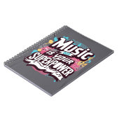 音楽はあなたのスーパーパワーオプション3 ノートブック (左側)