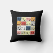 音楽はあなたの耳のための虹のよう…です クッション (裏面)