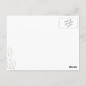 音楽はがき好き ポストカード (裏面)