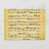 音楽はがき24 ポストカード (正面)