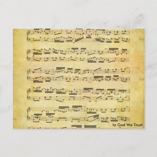 音楽はがき24 ポストカード (正面)