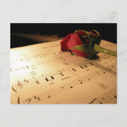 音楽はがき28 ポストカード (正面)