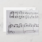 音楽はがき32 ポストカード (正面/裏面)