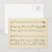 音楽はがき36 ポストカード (正面/裏面)