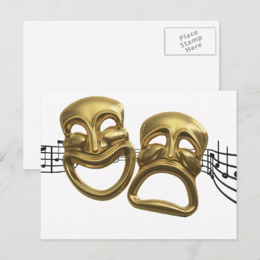 音楽はがき37 ポストカード (正面/裏面)