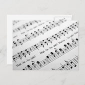 音楽はがき38 ポストカード (正面/裏面)