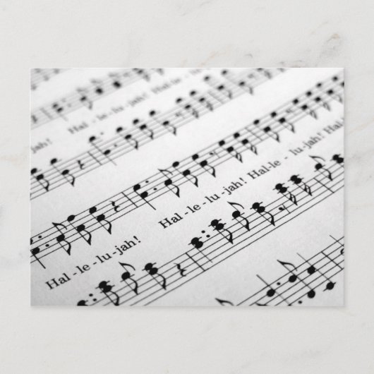 音楽はがき38 ポストカード (正面)