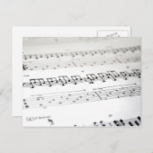 音楽はがき4 ポストカード (正面/裏面)