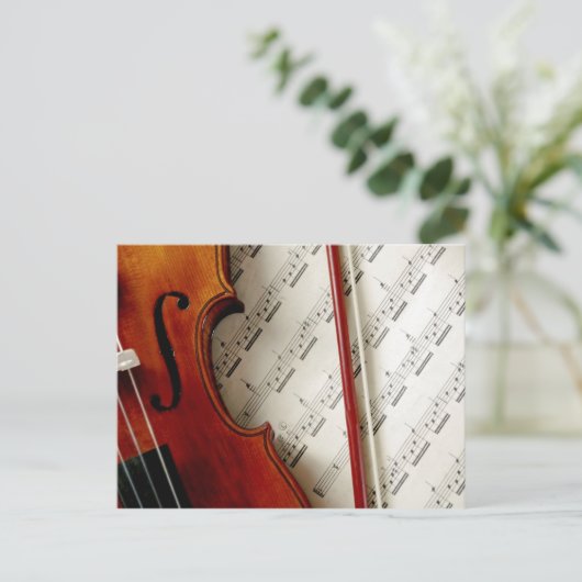 音楽はがき9 ポストカード (スタンド正面)