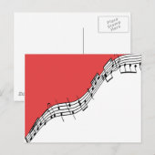 音楽はがき ポストカード (正面/裏面)