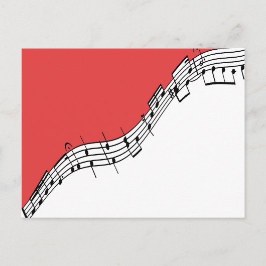 音楽はがき ポストカード (正面)