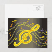 音楽はがき ポストカード (正面/裏面)