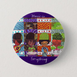 音楽はすべてです 缶バッジ