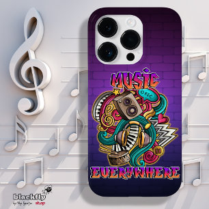 音楽はどこでも落書き Case-Mate iPhone 14 PROケース