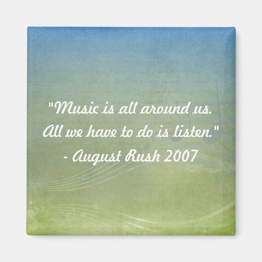 音楽はのまわりにAll Us Magnet マグネット (正面)