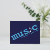 音楽はアイディアだ ポストカード (スタンド正面)