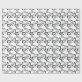 音楽はギフト用包装紙に注意します ラッピングペーパー (フラット)