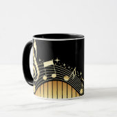 音楽はソウルコーヒーマグの魔法である マグカップ (正面左)