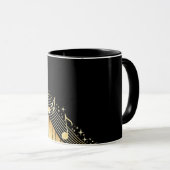 音楽はソウルコーヒーマグの魔法である マグカップ (正面右)