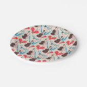 音楽はパターンどこでもあります ペーパープレート (アングル)