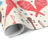 音楽はパターンどこでもあります ラッピングペーパー (ロールコーナー)