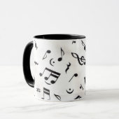 音楽はマグに注意します マグカップ (正面左)