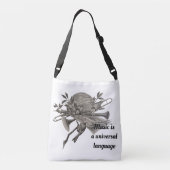 音楽はユニバーサルヴィンテージバンド楽器ミュージカル クロスボディバッグ (裏面)