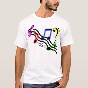音楽はワイシャツに注意します Tシャツ