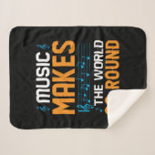 音楽は世界を動かす シェルパブランケット (正面(横))