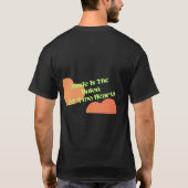 音楽は二つのハートの集合 Tシャツ (裏面)