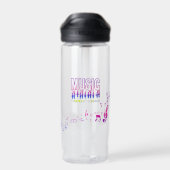 音楽は人々をつなぐ | 20oz ウォーターボトル (背面)