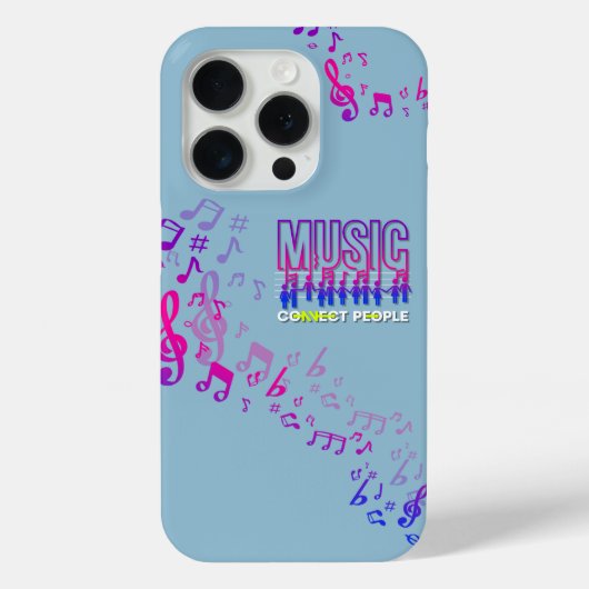 音楽は人々をつなぐ | Case-Mate iPhoneケース (裏面)