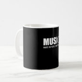 音楽は人々を結来ぶ コーヒーマグカップ (正面左)