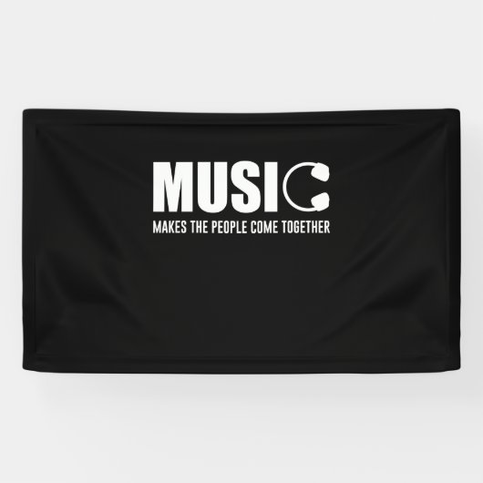 音楽は人々を結来ぶ 横断幕 (横)