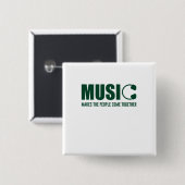 音楽は人々を結来ぶ 缶バッジ (正面&裏面)