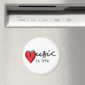音楽は人生だ。Muziekはmijn levenであり、hartjeに会った。 マグネット (インサイチュ (食洗機))
