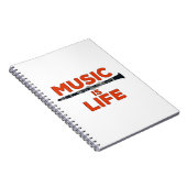 音楽は人生である ノートブック (右側)