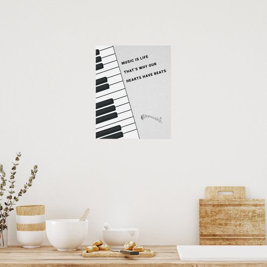 音楽は人生である ポスター (キッチン)