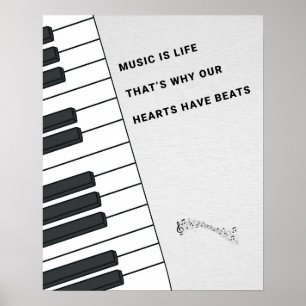 音楽は人生である ポスター