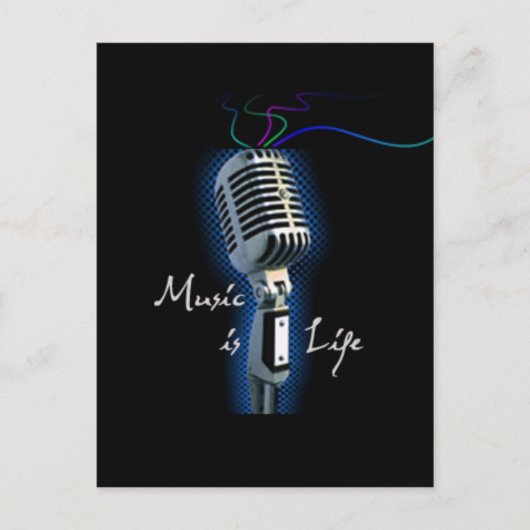 音楽は人生である ポストカード (正面)