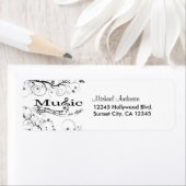 音楽は人生である ラベル (インサイチュ)