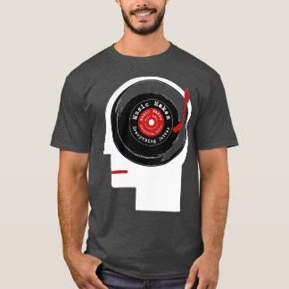 音楽は人生である Tシャツ