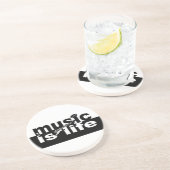 音楽は人生のコースターカスタマイズだ! コースター (側面)