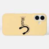 音楽は人生 - 音楽好きのためのiPhoneカバーケース Case-Mate iPhoneケース (裏面 (横))