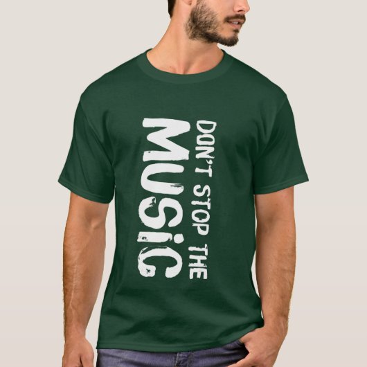 音楽は人生 Tシャツ (正面)